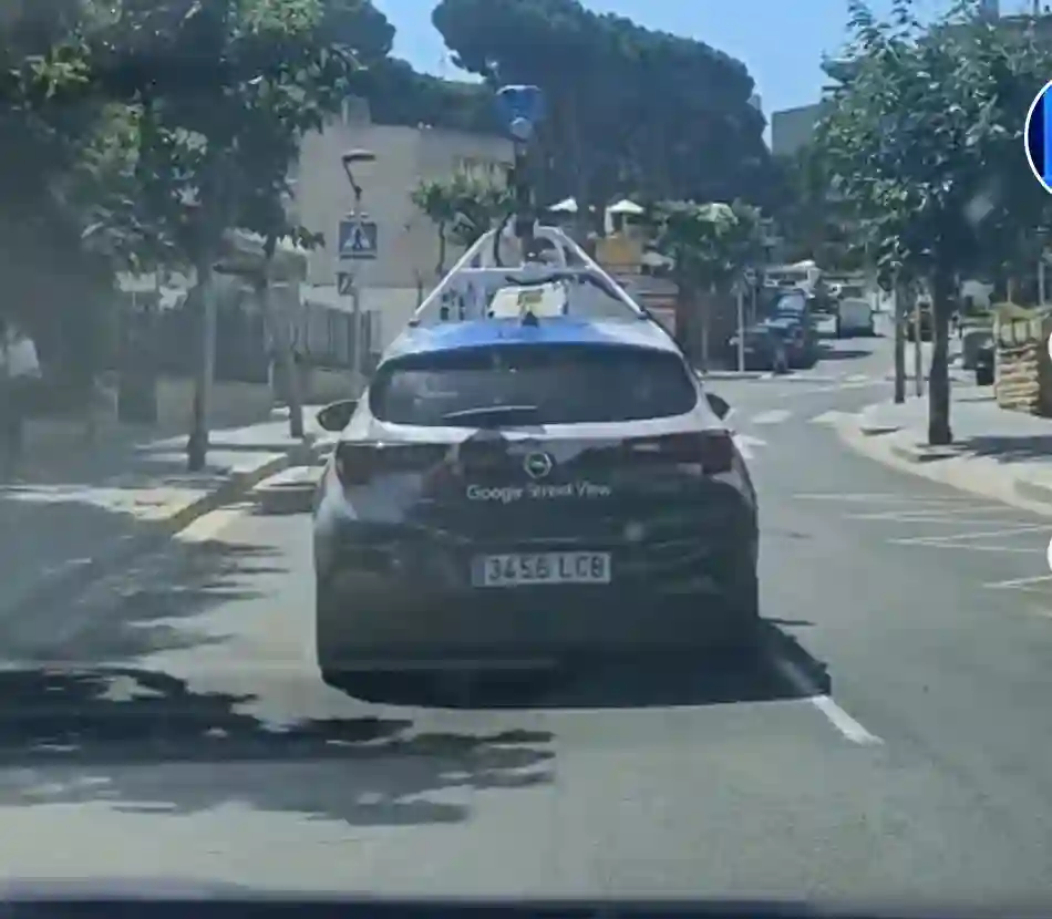 Picture of a Google Car spotted in Alicante, Valencia, Spain on July 21, 2022.