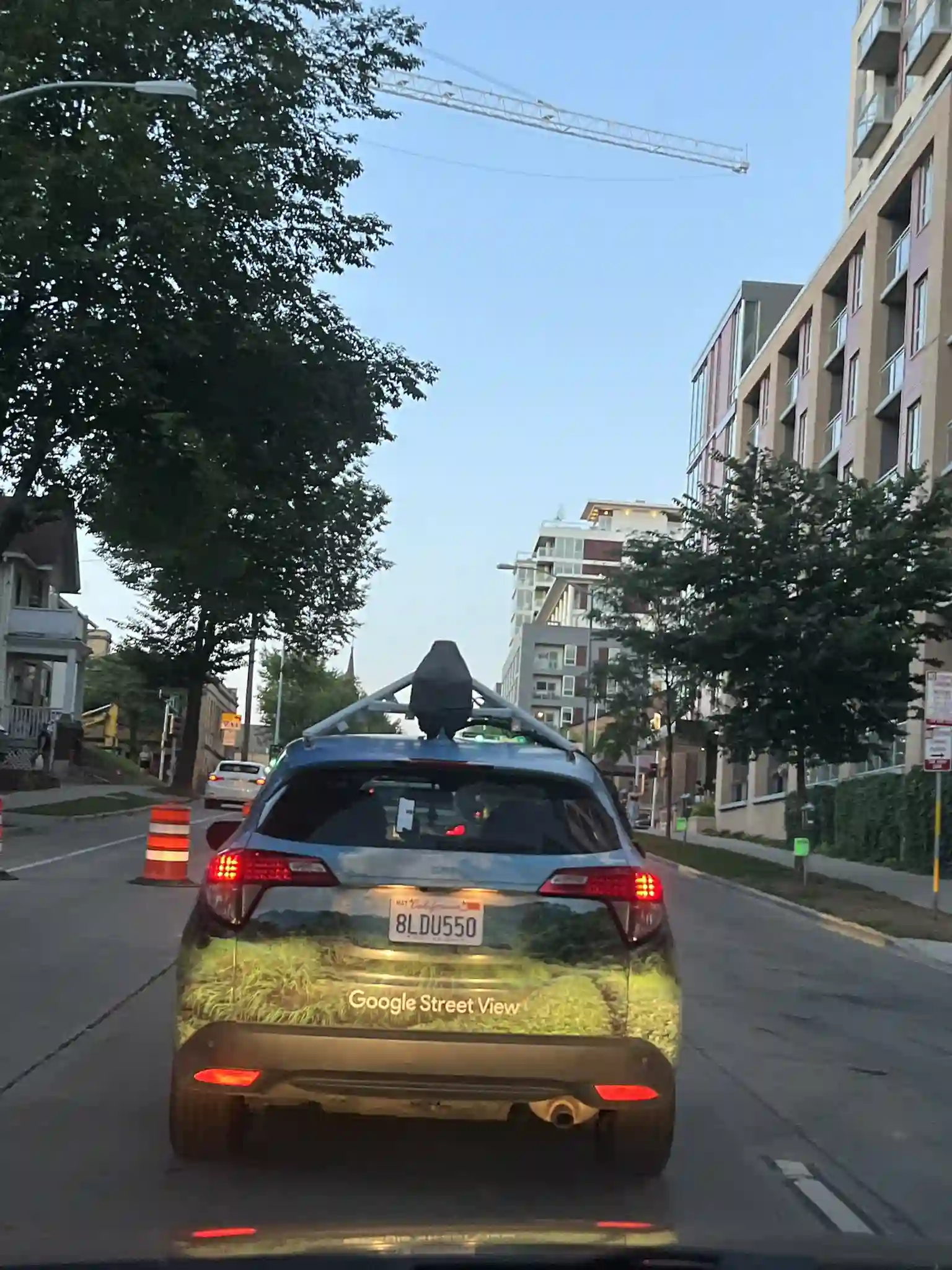 Picture of a Google Car spotted in Madison, Wisconsin, USA on July 30, 2022.