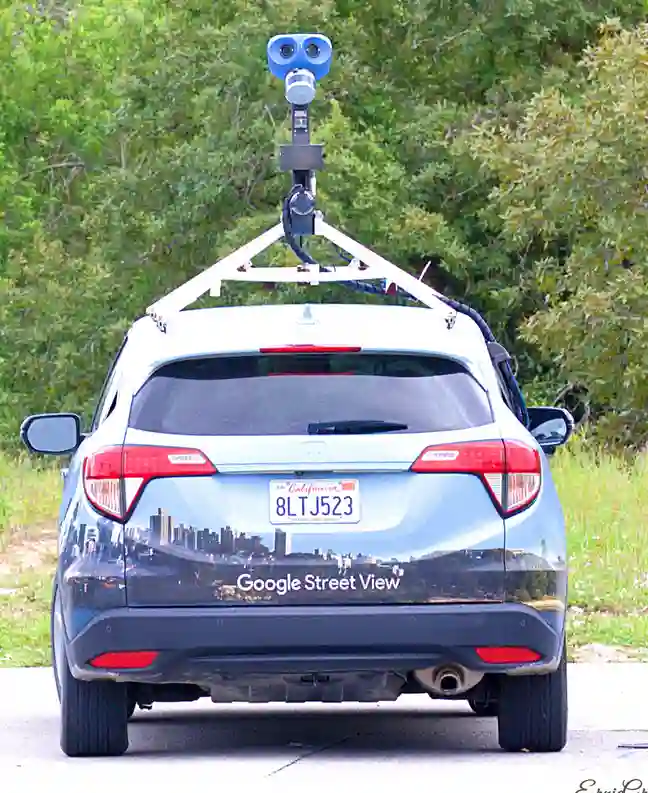 Picture of a Google Car spotted in Vero Beach, Florida, USA on October 21, 2022.