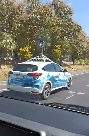 Picture of a Google Car spotted in Klang, Selaphum District, Roi Et Province, Thailand on November 16, 2022.