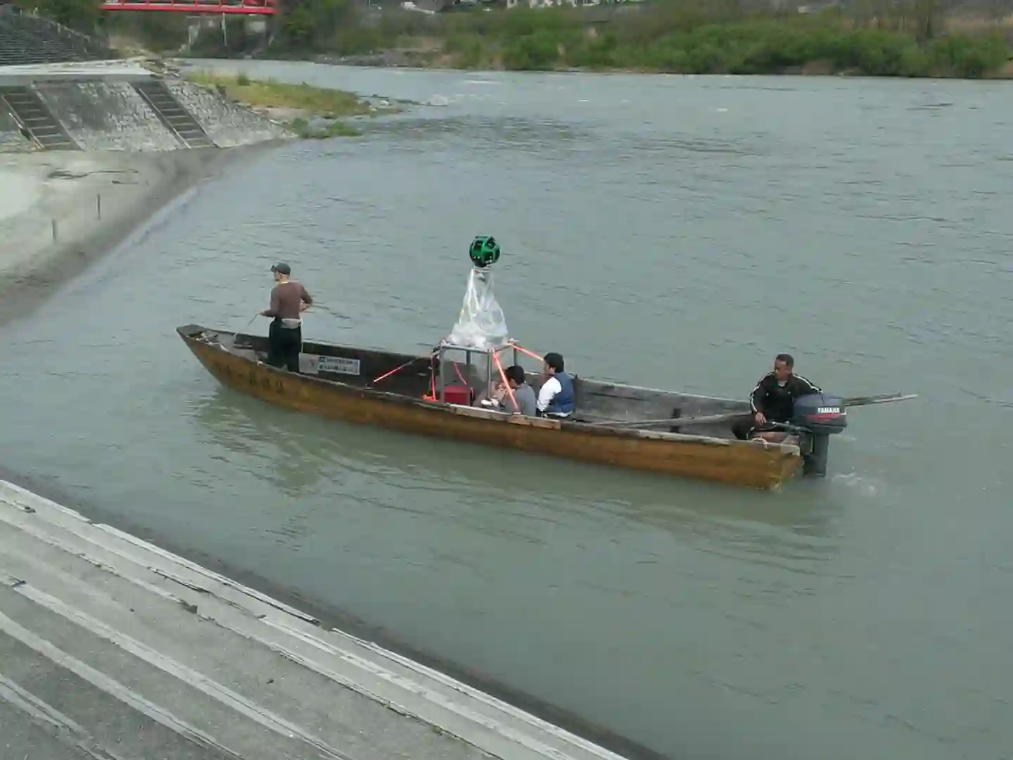 Picture of a Google Car spotted in Tokimata Dock, Tenryū River, Iida, Nagano Prefecture, Japan on April 24, 2015.