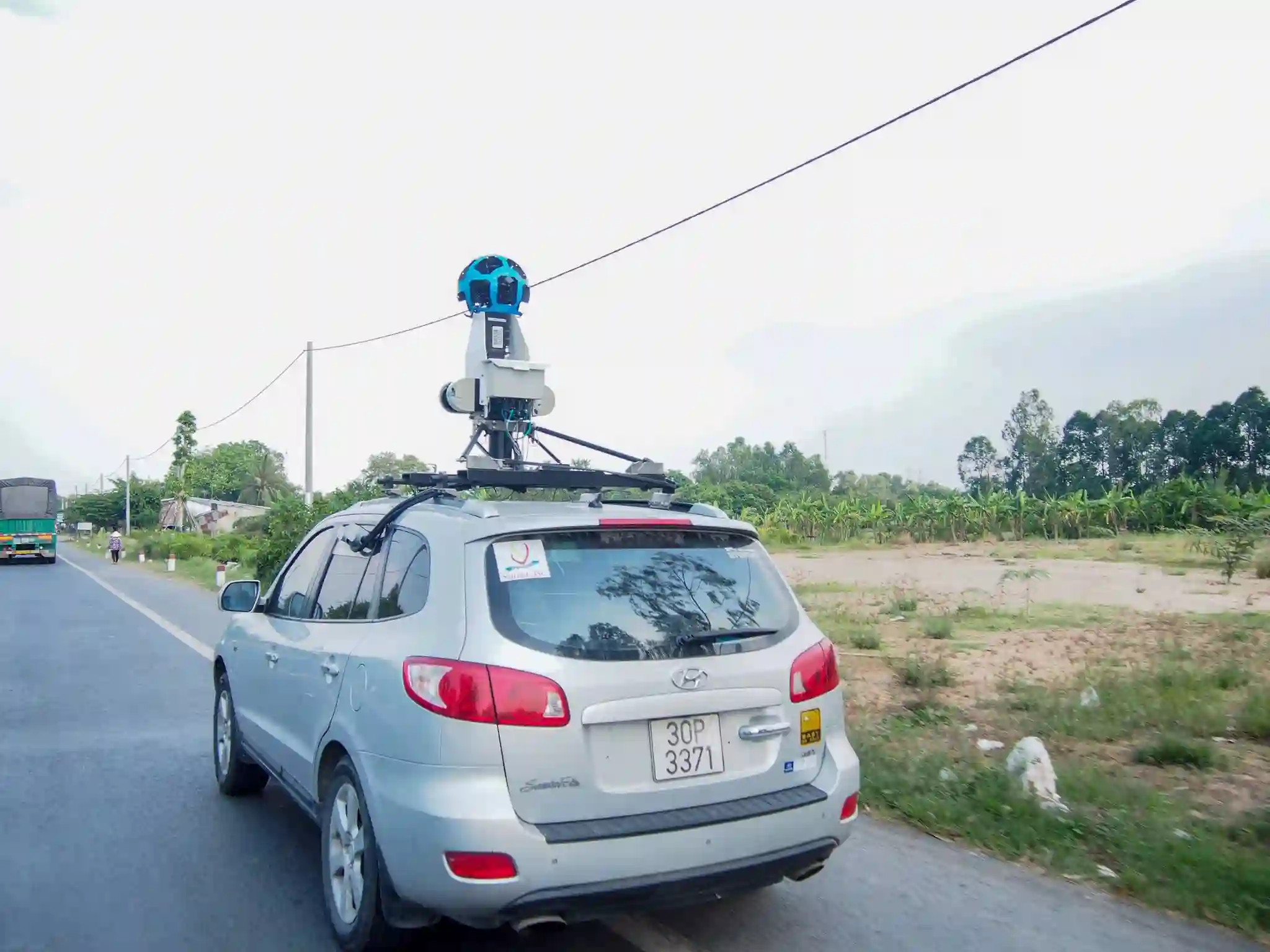 Picture of a Google Car spotted in Sa Đéc, Đồng Tháp Province, Vietnam on March 2, 2017.