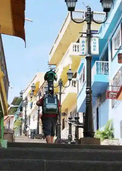 Picture of a Google Car spotted in Guayaquil, Guayas Province, Ecuador on February 25, 2015.