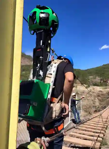 Picture of a Google Car spotted in Surutato Zipline and Waterfalls, Surutato, Sinaloa, Mexico on March 7, 2018.
