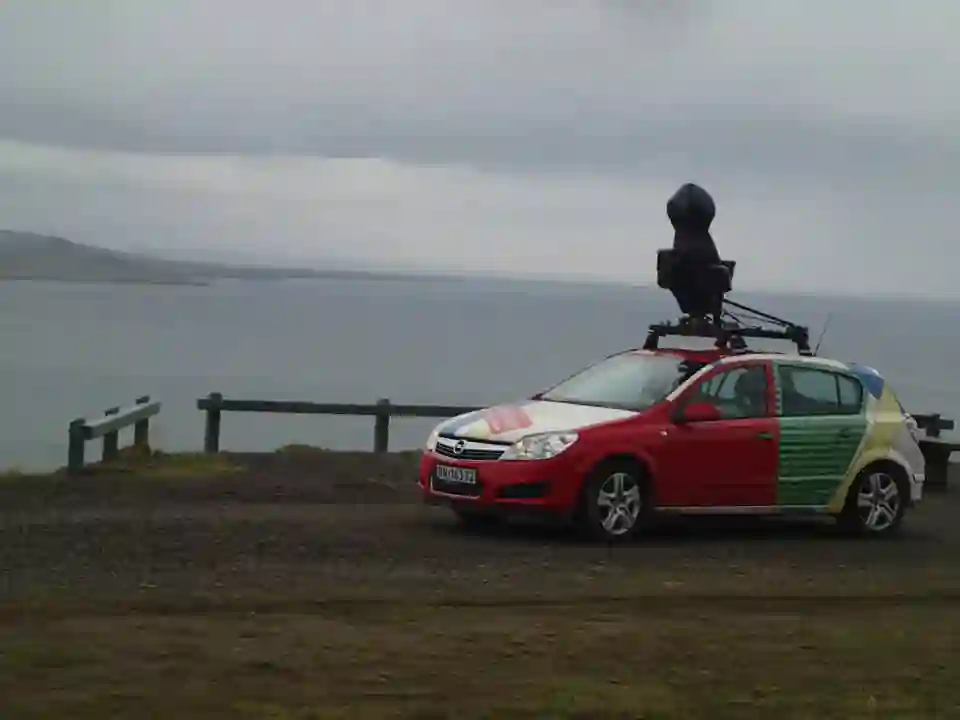 Picture of a Google Car spotted in Vestfirðir, Iceland on September 17, 2013.