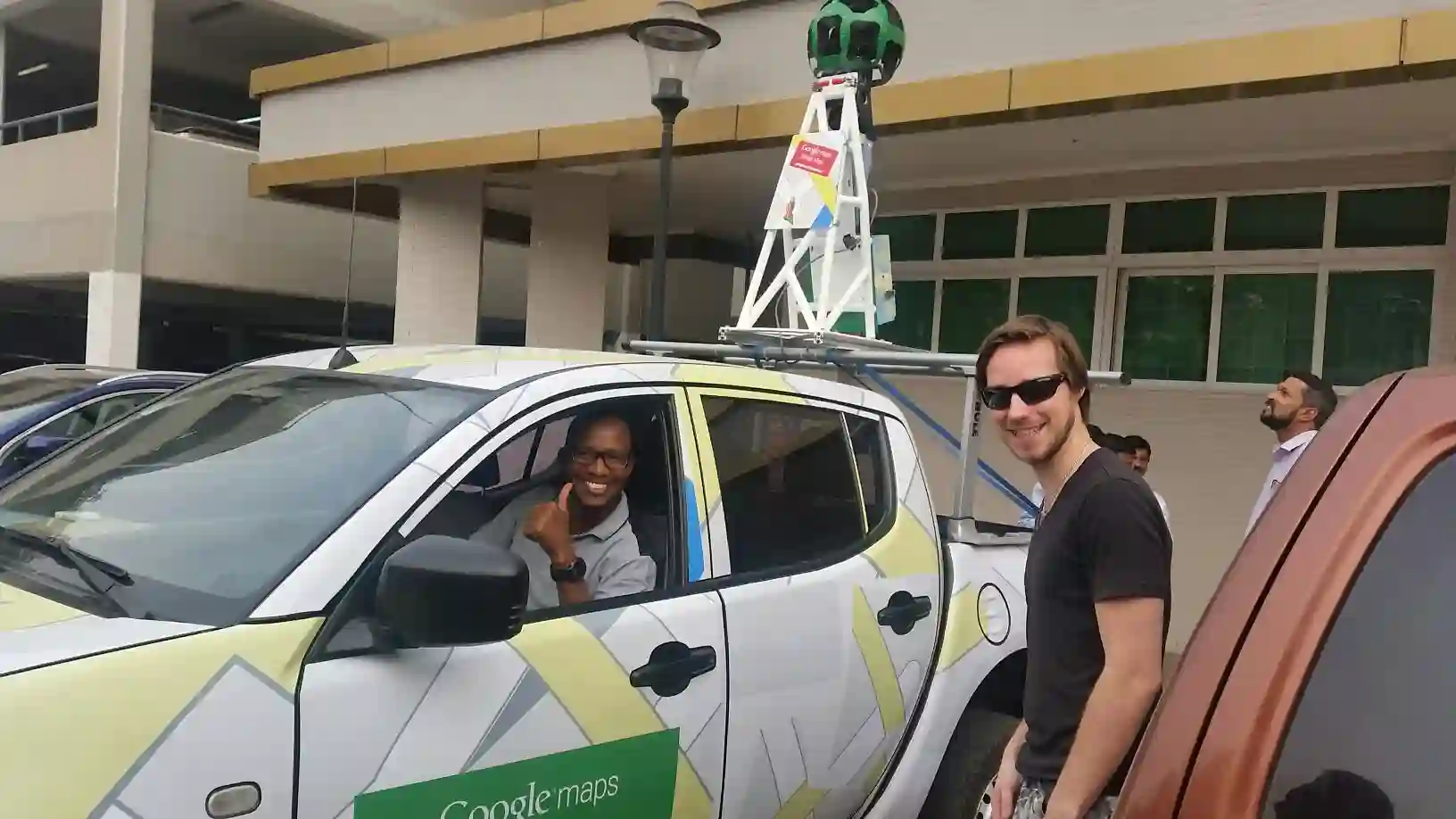 Picture of a Google Car spotted in Accra, Greater Accra Region, Ghana on January 29, 2016.