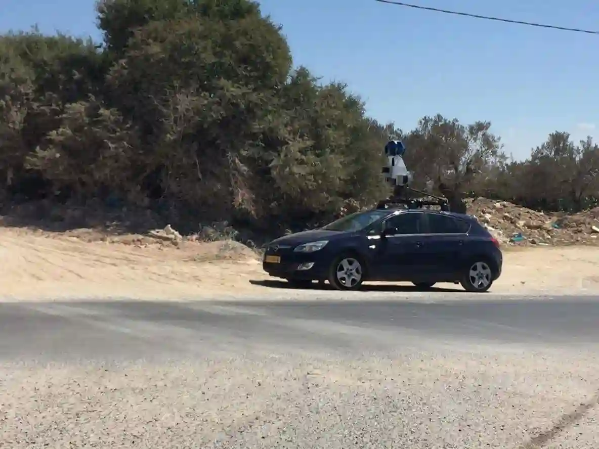 Picture of a Google Car spotted in Ouardanine, Monastir Governorate, Tunisia on July 28, 2016.