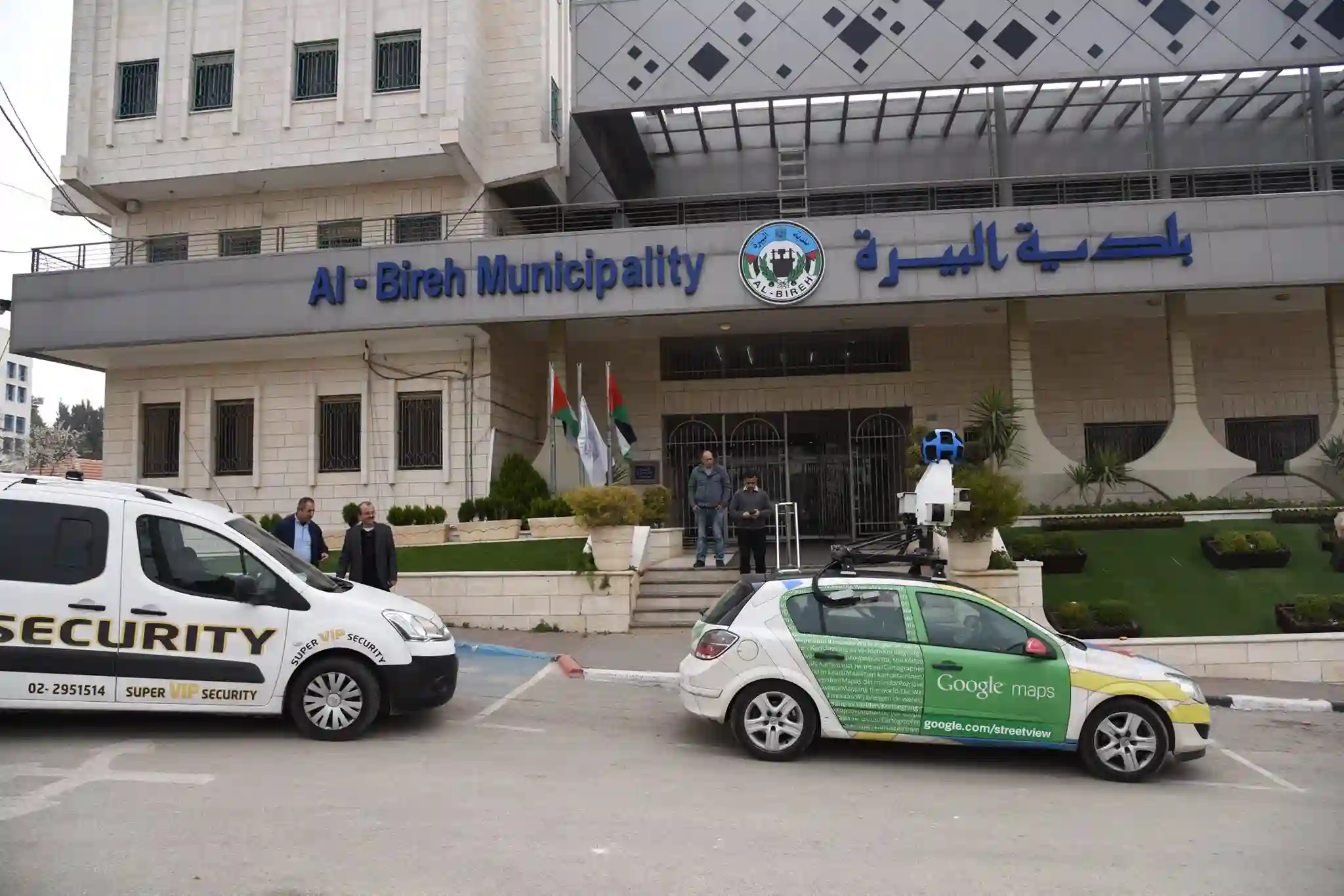 Picture of a Google Car spotted in Al Bireh, Ramallah and al-Bireh Governorate, West Bank, Palestine on March 10, 2017.