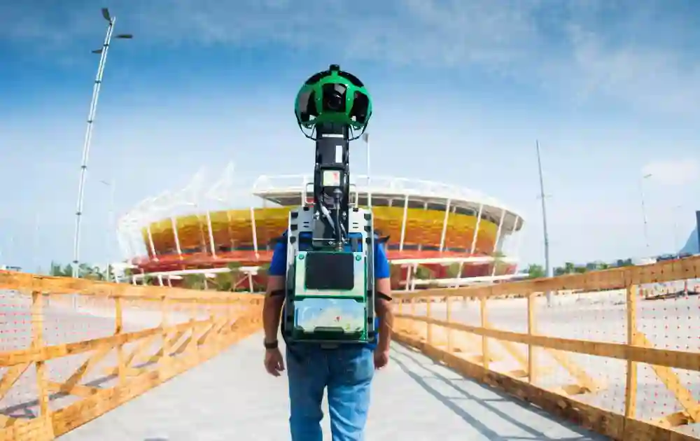 Picture of a Google Car spotted in Barra Olympic Park, Rio de Janeiro, State of Rio de Janeiro, Brazil on June 2, 2016.