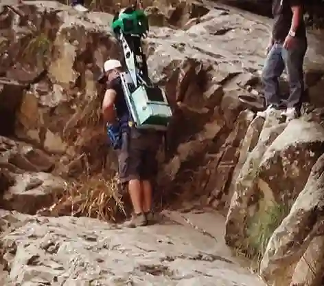 Picture of a Google Car spotted in Valle de la Luna, La Paz Department, Bolivia on April 9, 2015.