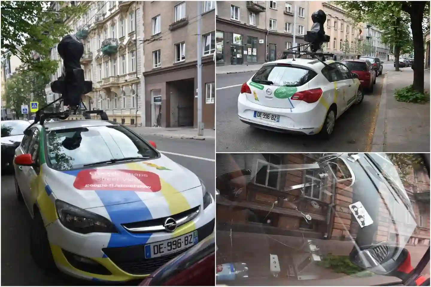 Picture of a Google Car spotted in Vilnius, Vilnius County, Lithuania on June 27, 2019.