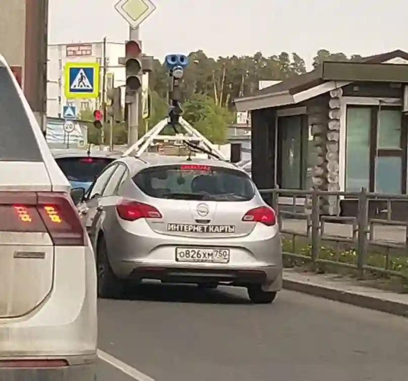 Picture of a Google Car spotted in Yekaterinburg, Sverdlovsk Oblast, Russia on February 20, 2021.