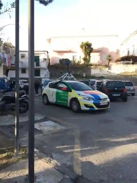 Picture of a Google Car spotted in Forio, Ischia, Italy on November 13, 2018.
