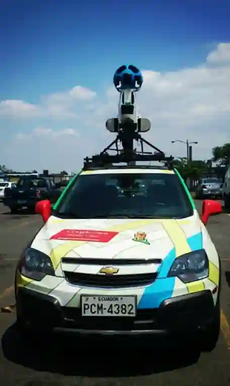 Picture of a Google Car spotted in Guayaquil, Guayas, Ecuador on January 14, 2015.