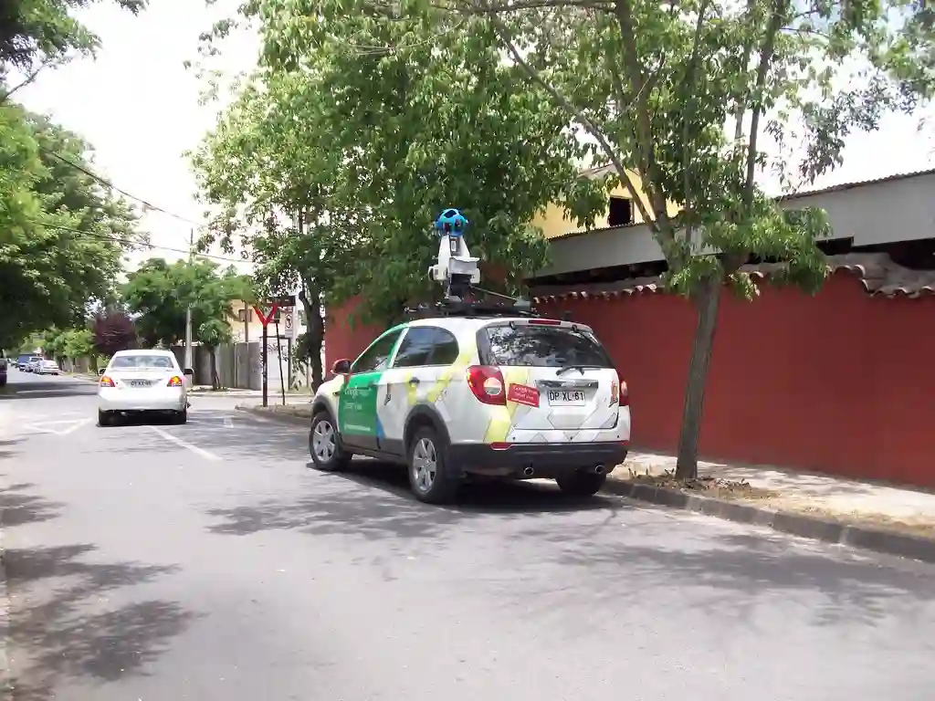 Picture of a Google Car spotted in Santiago, Chile on December 3, 2012.
