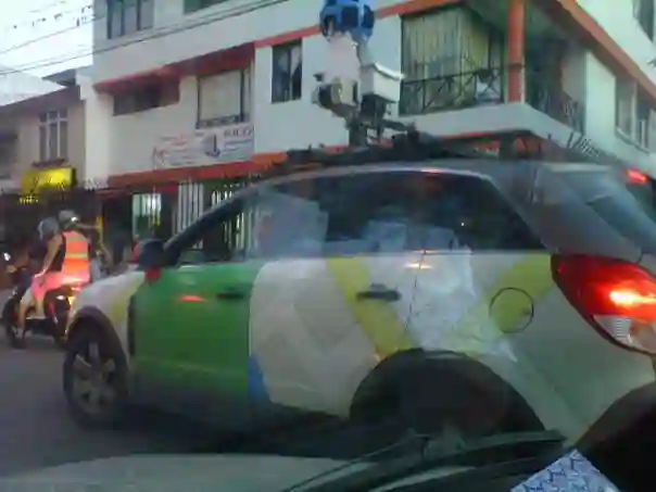 Picture of a Google Car spotted in Ibague, Tolima, Colombia on January 23, 2013.