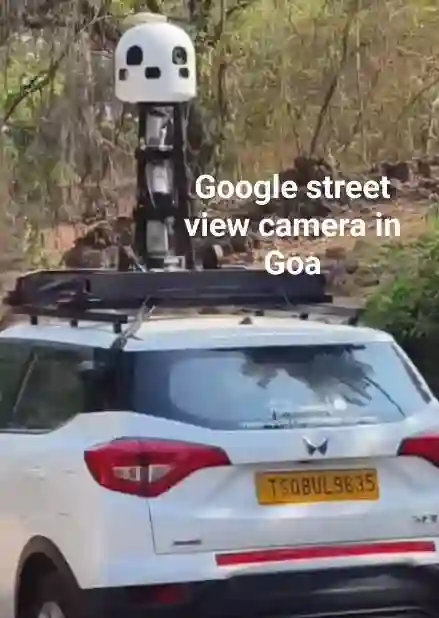 Picture of a Apple Car spotted in Goa, India on April 12, 2024.