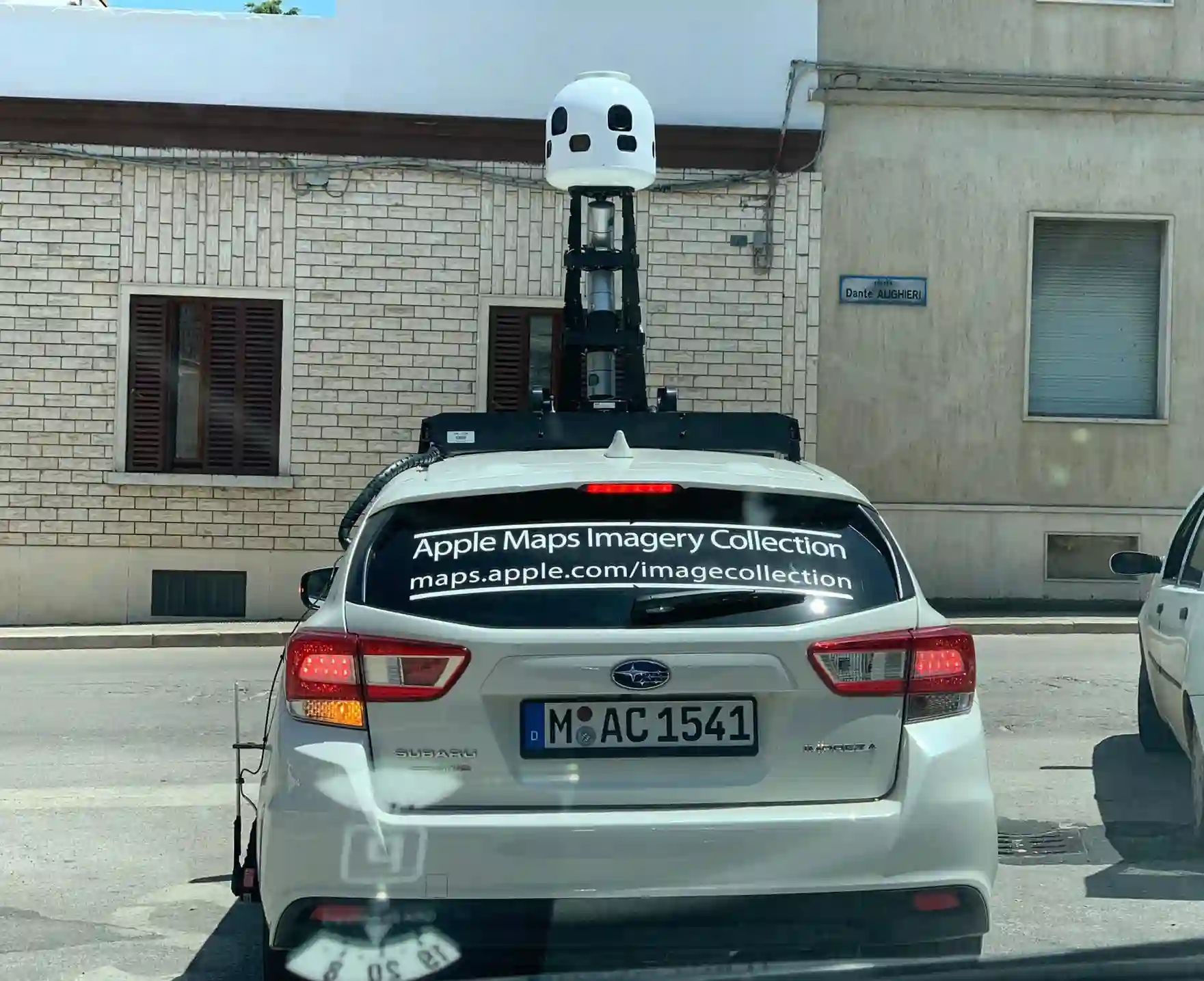 Picture of a Apple Car spotted in Cassano delle Murge, Apulia, Italy on May 24, 2019.