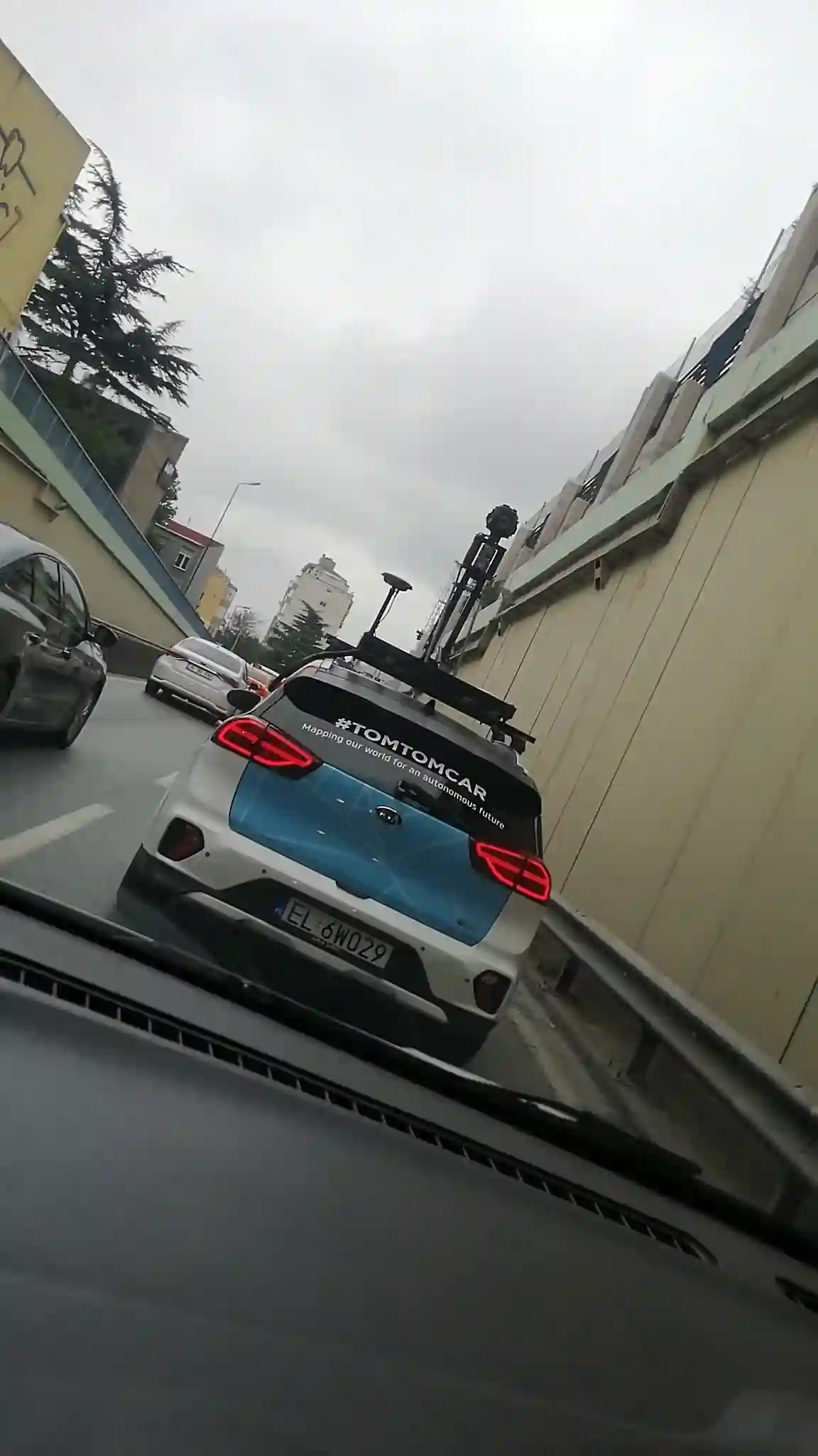 Picture of a TomTom Car spotted in Turkey on October 13, 2021.