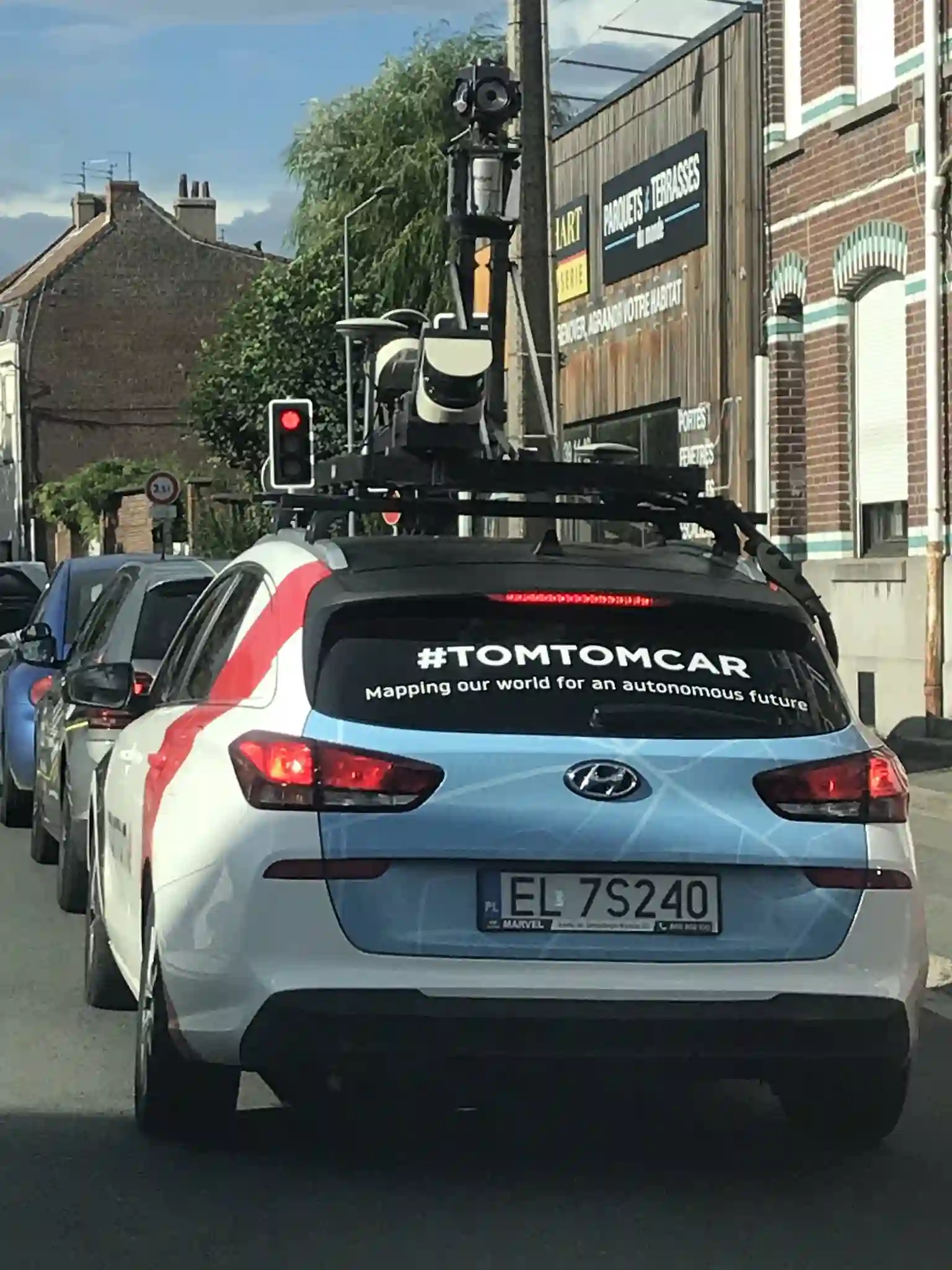 Picture of a TomTom Car spotted in Lille, Hauts-de-France, France on August 17, 2020.