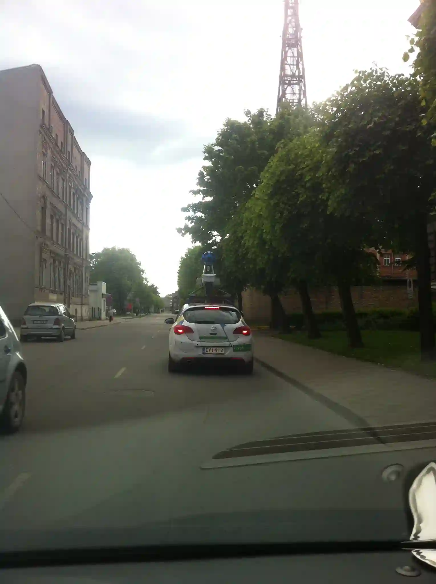 Picture of a Google Car spotted in Jelgava, Latvia on June 6, 2012.