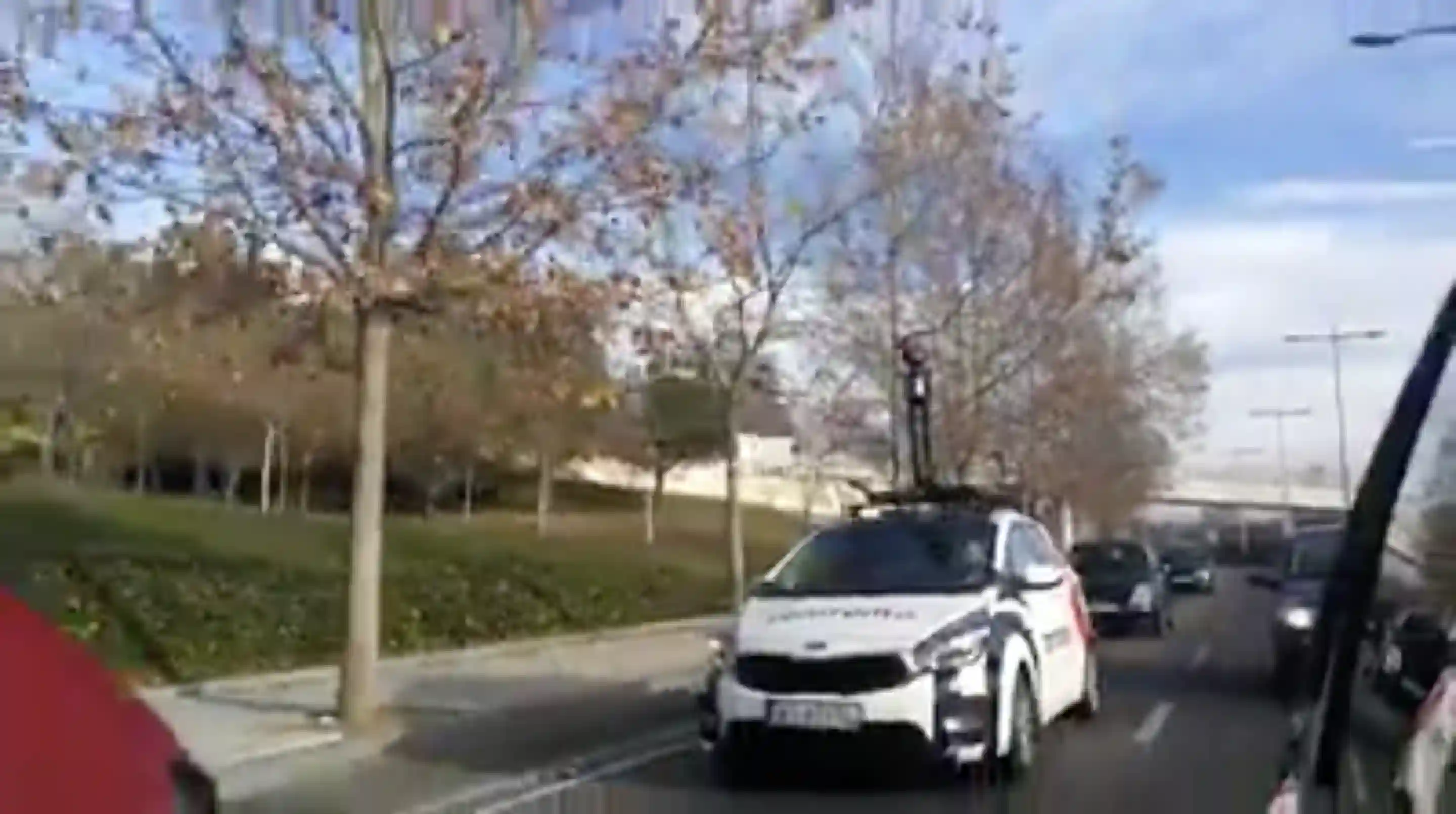 Picture of a TomTom Car spotted in Valladolid, Castile and León, Spain on November 30, 2020.