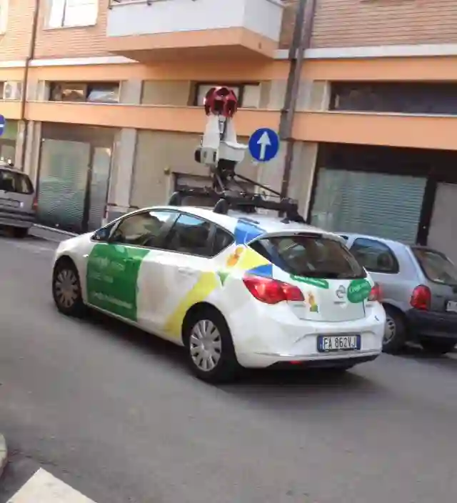 Picture of a Google Car spotted in Porto Recanati, Marche, Italy on September 22, 2016.