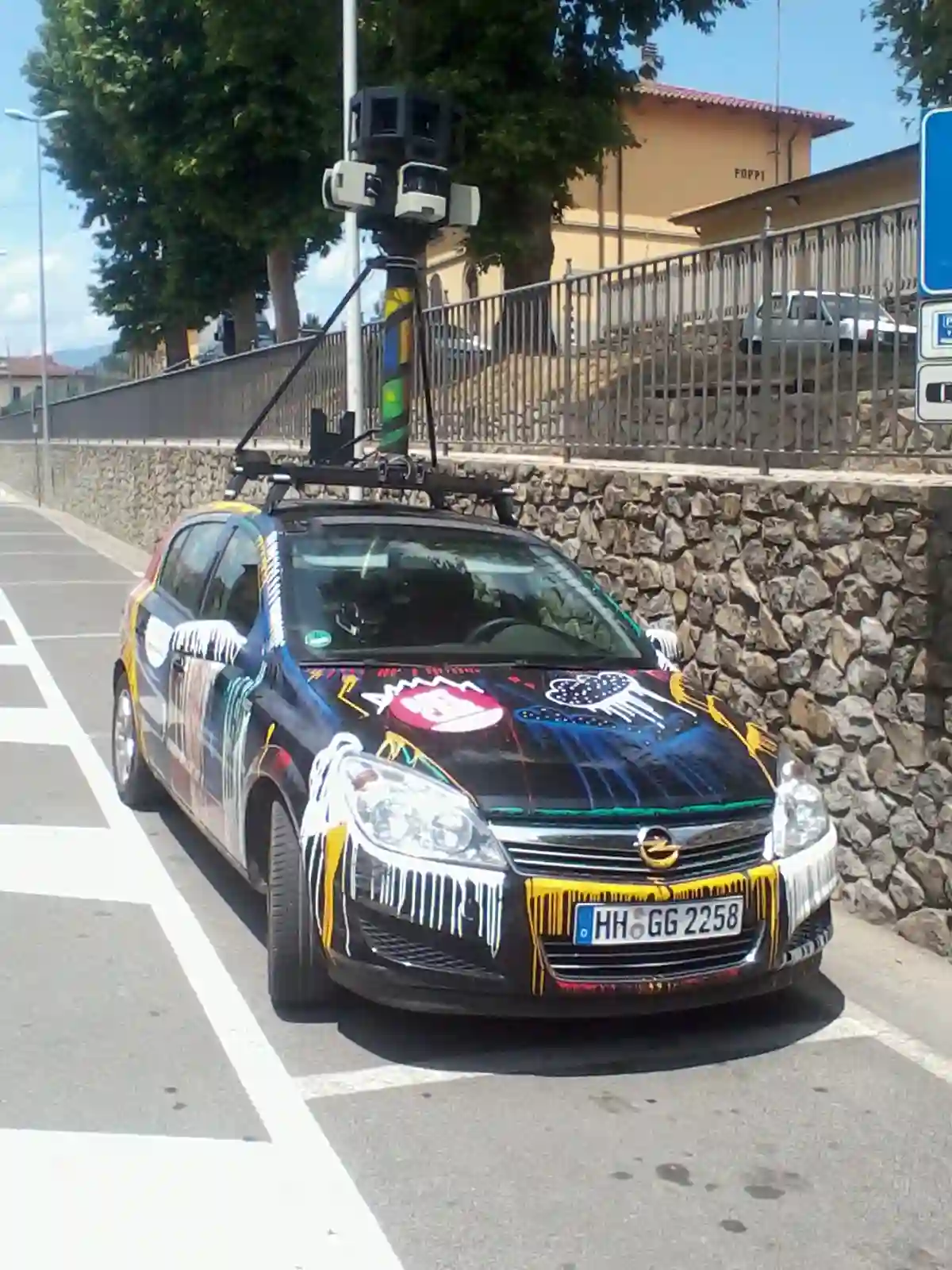 Picture of a Google Car spotted in Poppi, Tuscany, Italy on June 24, 2011.