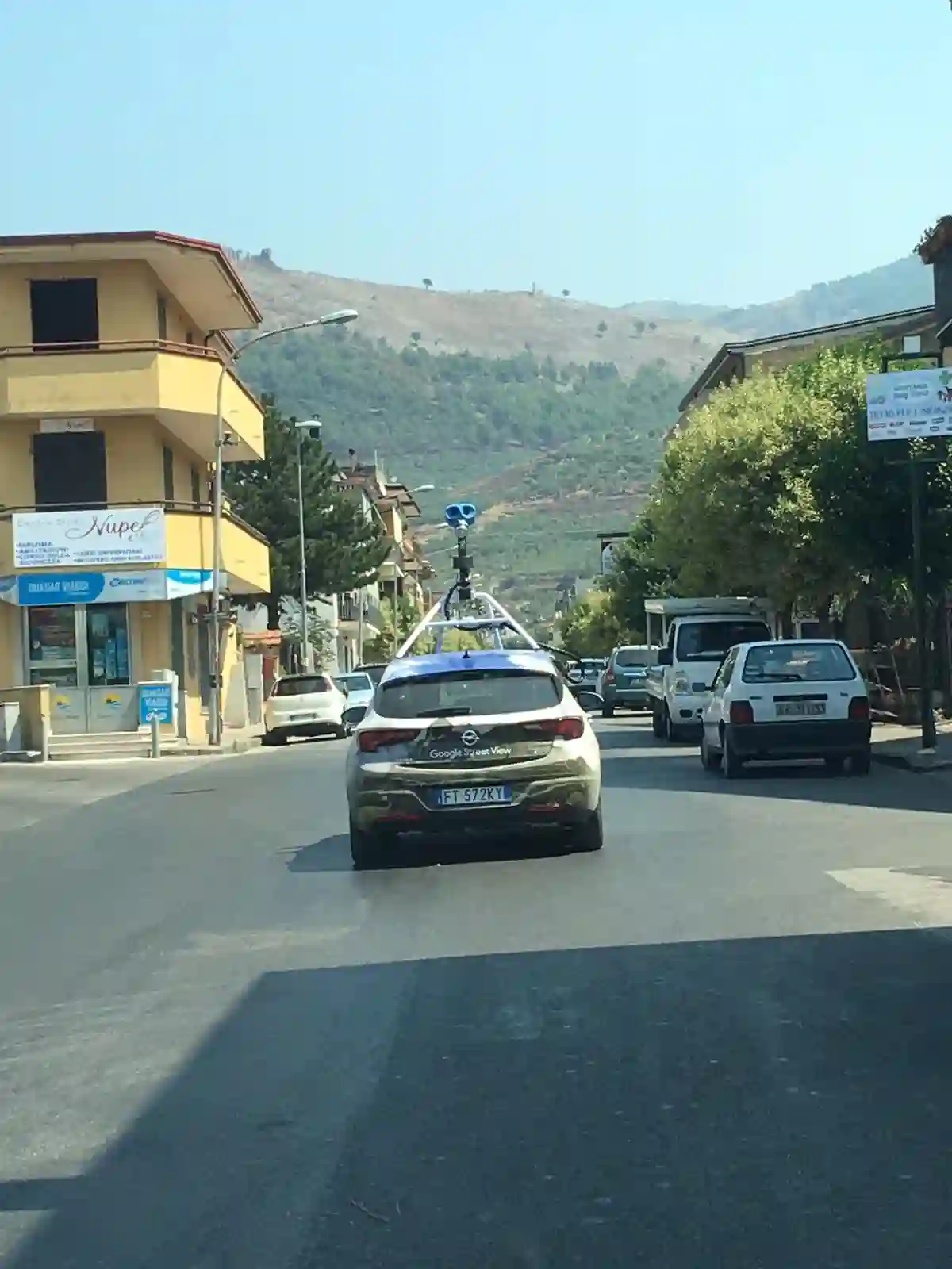Picture of a Google Car spotted in San Felice a Cancello, Campania, Italy on August 22, 2019.