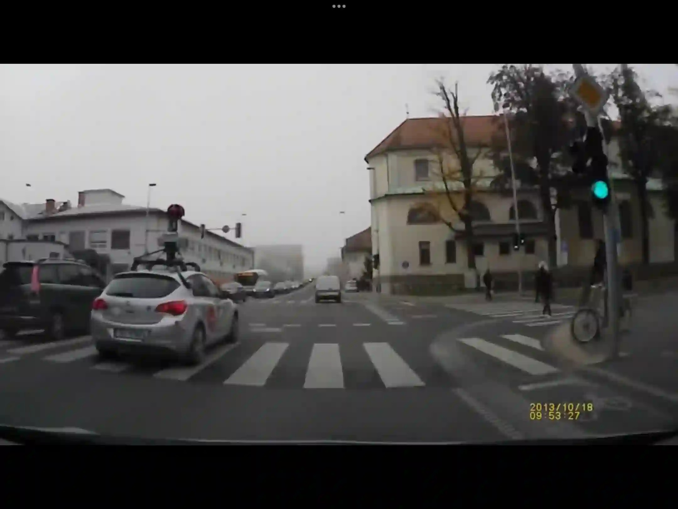 Picture of a Google Car spotted in Ljubljana, Slovenia on October 22, 2013.
