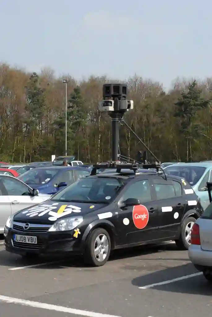 Picture of a Google Car spotted in Bedworth, England, United Kingdom on April 10, 2010.