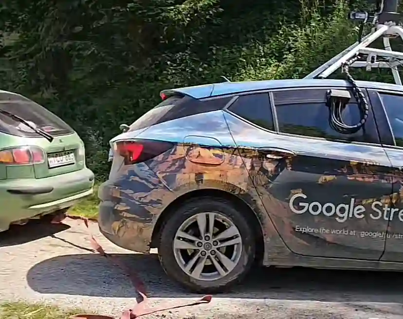 Picture of a Google Car spotted in Bucsuta, Zala County, Hungary on May 19, 2024.