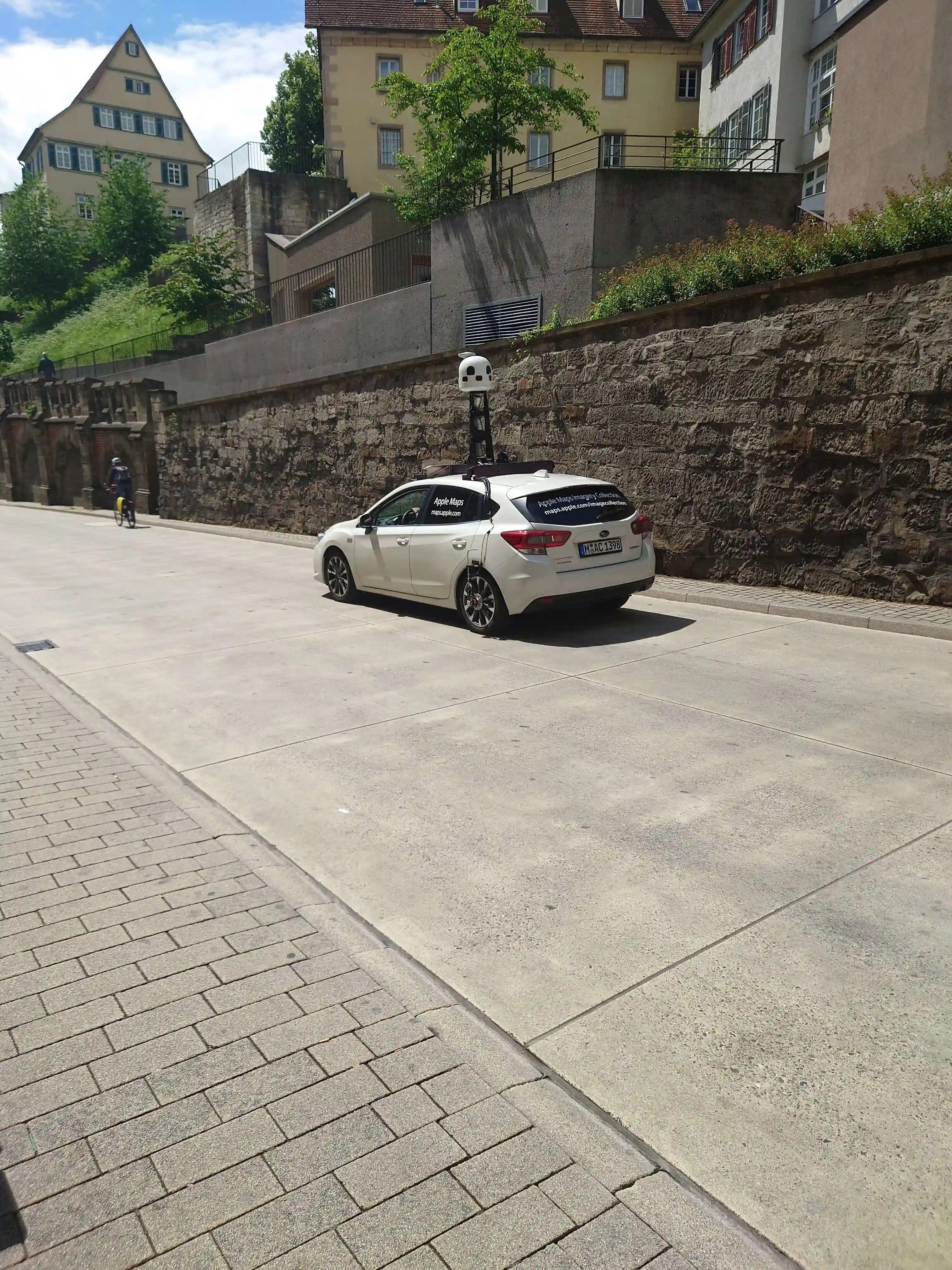 Picture of a Apple Car spotted in Tübingen, Baden-Württemberg, Germany on May 24, 2024.