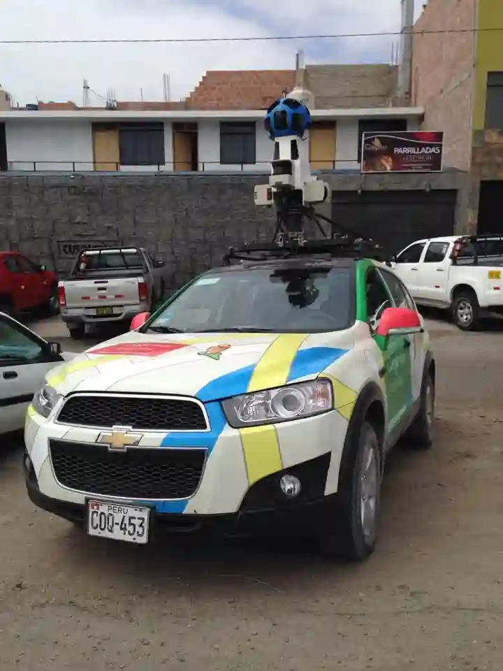 Picture of a Google Car spotted in Ilo, Moquegua, Peru on December 12, 2013.