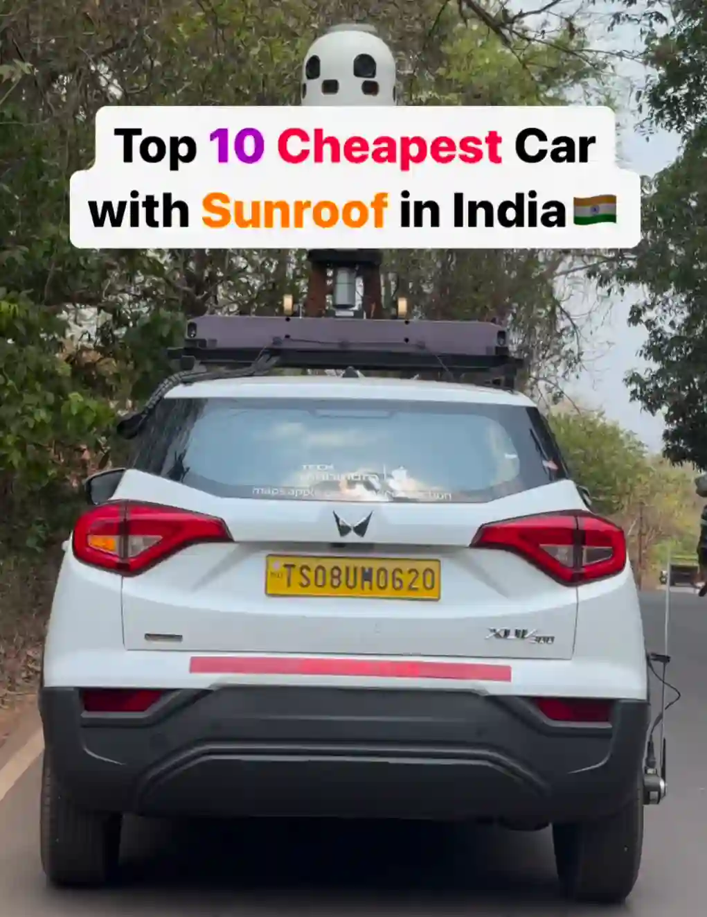 Picture of a Apple Car spotted in Goa, India on May 13, 2024.
