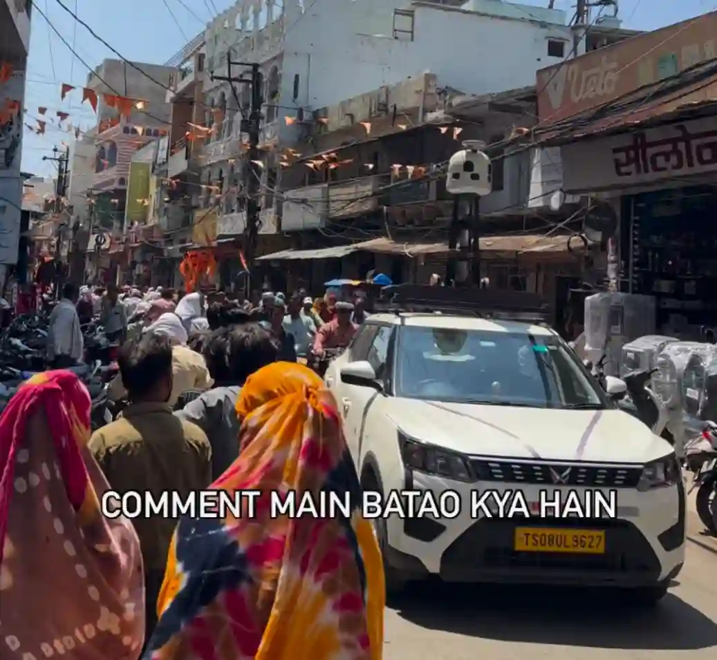 Picture of a Apple Car spotted in Vidisha, Madhya Pradesh, India on April 23, 2024.