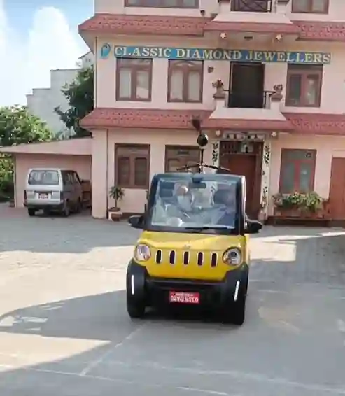 Picture of a Galli Maps Car spotted in Kathmandu, Nepal on August 20, 2023.