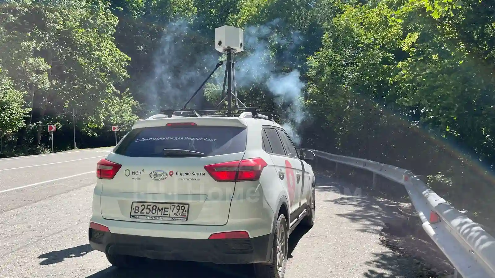 Picture of a Yandex Car spotted in southern Russia on June 13, 2024.