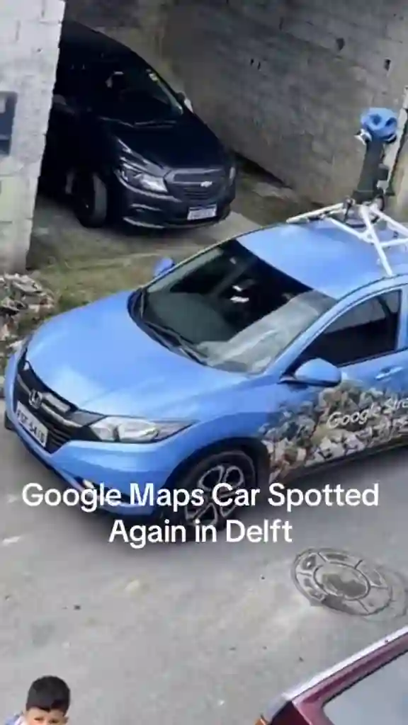 Picture of a Google Car spotted in Brazil on May 18, 2024.
