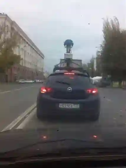 Picture of a Google Car spotted in Engels, Saratov Oblast, Russia on November 3, 2016.