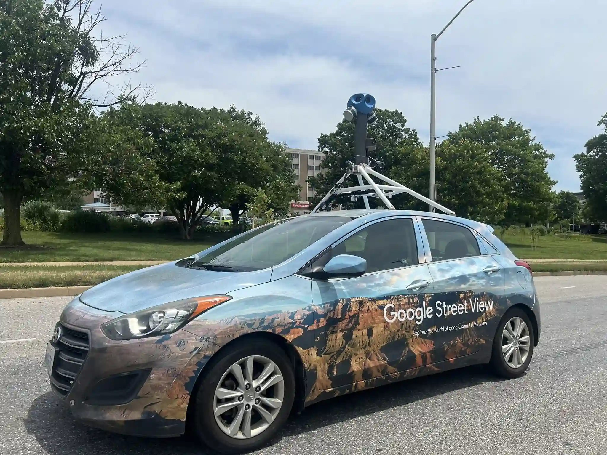 Picture of a Google Car spotted in Baltimore, Maryland, United States on June 25, 2024.