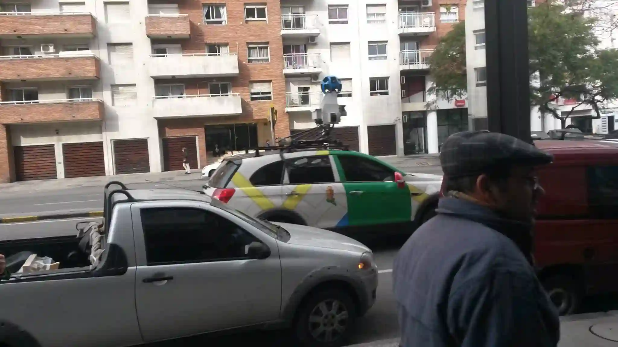 Picture of a Google Car spotted in Montevideo, Montevideo Department, Uruguay on August 3, 2015.