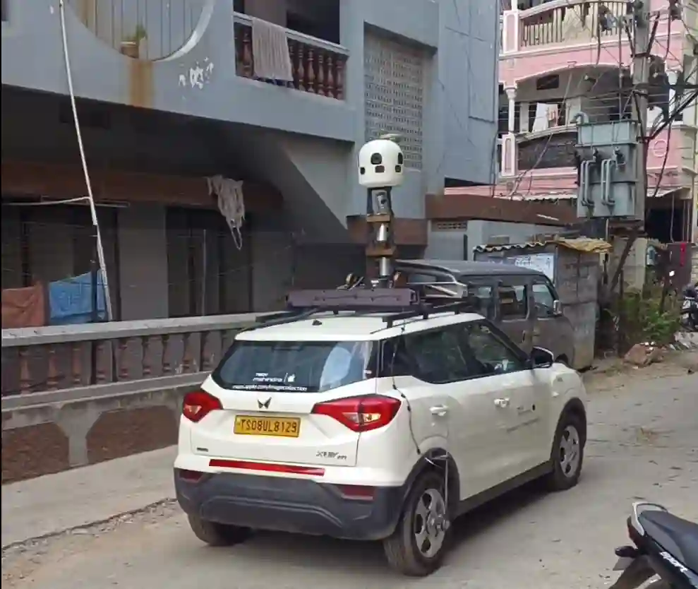 Picture of a Apple Car spotted in Hyderabad, Telangana, India on June 14, 2024.
