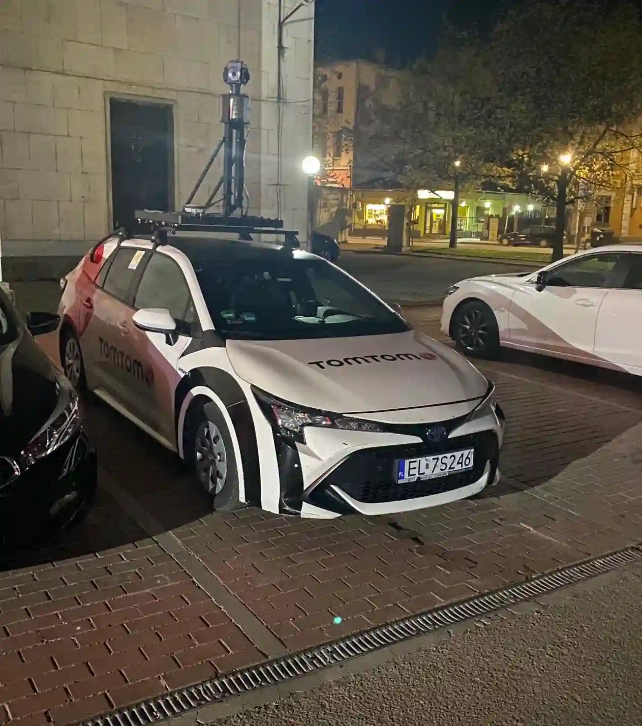 Picture of a TomTom Car spotted in Lovech, Lovech Province, Bulgaria on April 11, 2024.