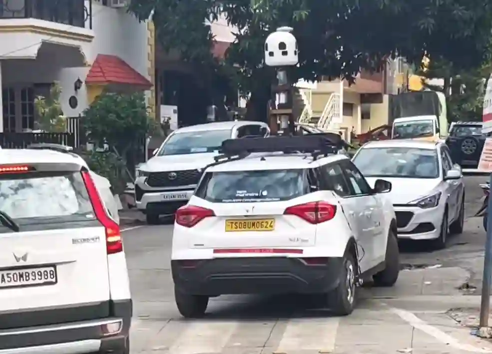 Picture of a Apple Car spotted in Bangalore, Karnataka, India on June 10, 2024.