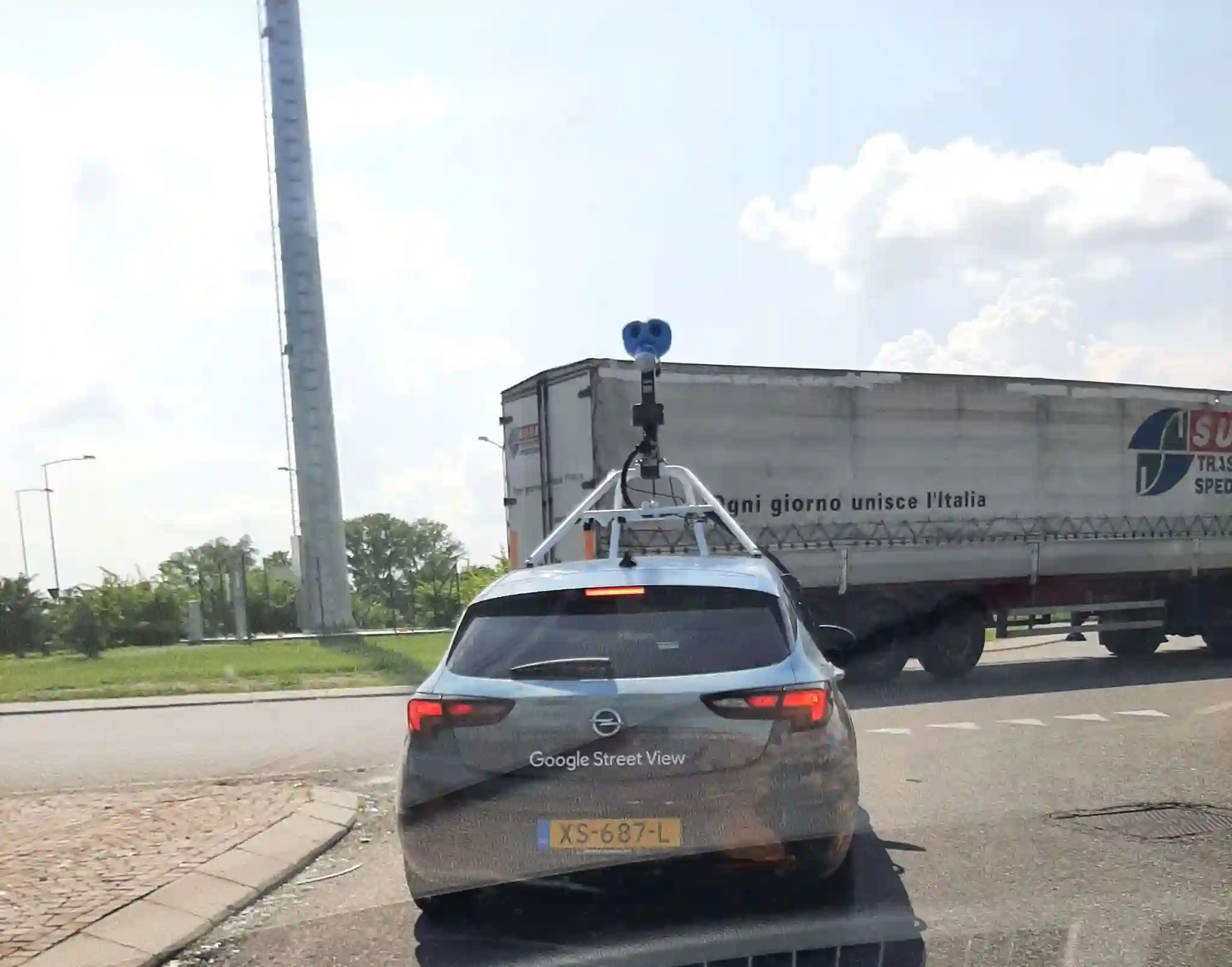 Picture of a Google Car spotted in Province of Milan, Lombardy, Italy on May 25, 2023.