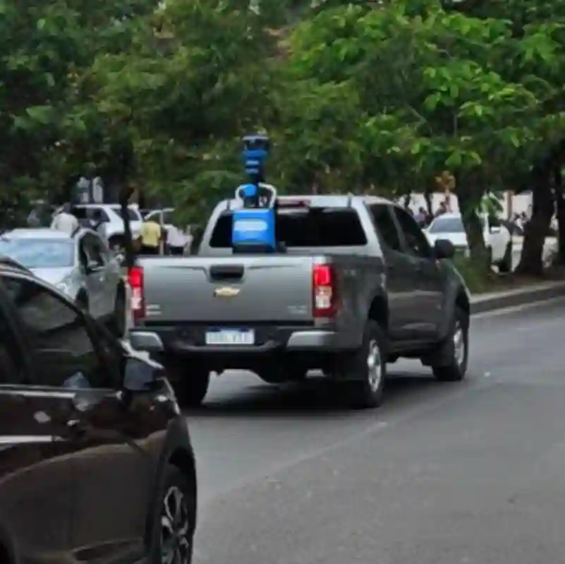 Picture of a Google Car spotted in Asunción, Paraguay on July 4, 2024.