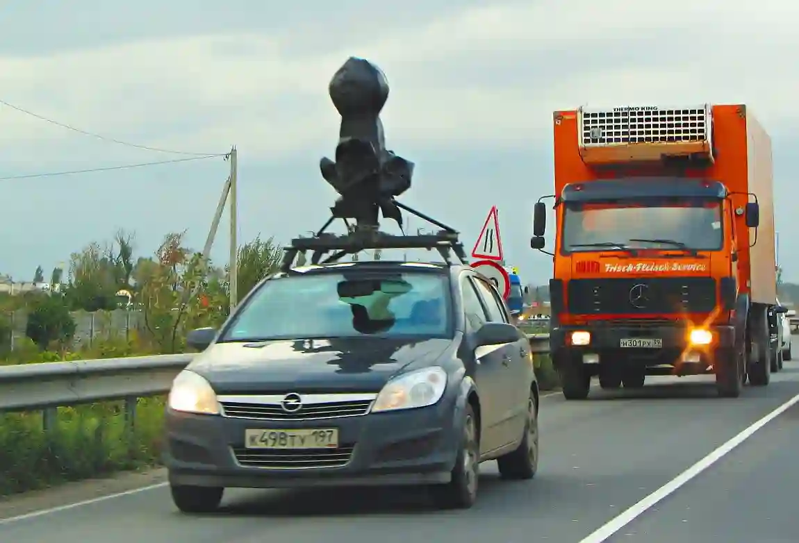 Picture of a Google Car spotted in Kaliningrad, Kaliningrad Oblast, Russia on October 9, 2012.