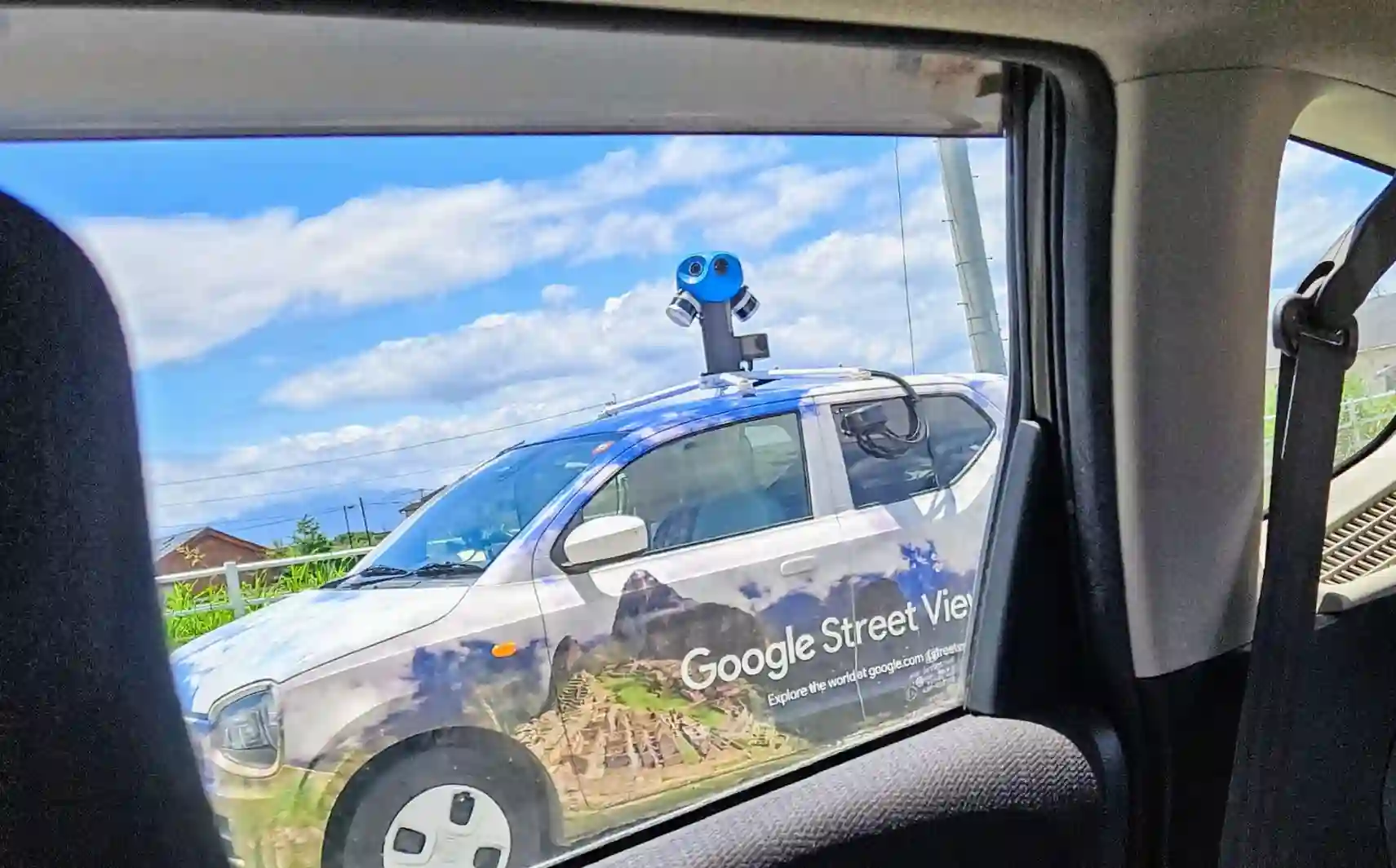 Picture of a Google Car spotted in Miyazaki, Japan on July 5, 2024.