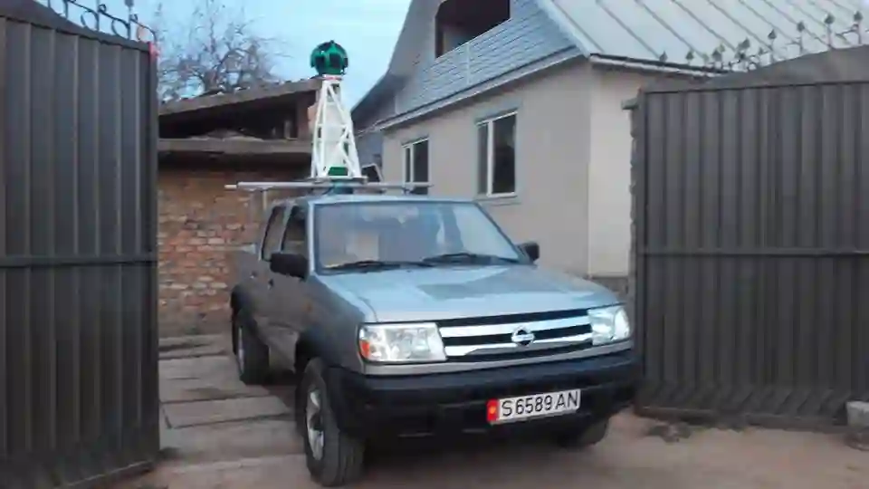 Picture of a Google Car spotted in Karakol, Issyk-Kul Region, Kyrgyzstan on October 30, 2015.